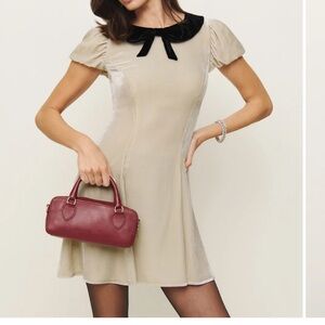 Reformation Lynette Velvet Dress